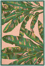 Surya Laguna Banana Leaf Pink 2' x 3' Handmade Rug