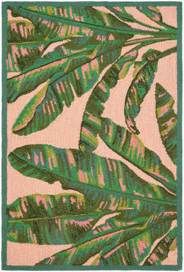 Surya Laguna Banana Leaf Pink 2'6" x 4' Handmade Rug