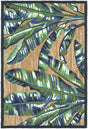 Surya Laguna Banana Leaf Neutral 1'8" x 2'6" Handmade Rug