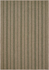 Livabliss Portafina Mercer Stripe Green 2' x 7'7" Machine Woven Rug