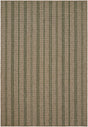 Livabliss Portafina Mercer Stripe Green 2' x 7'7" Machine Woven Rug