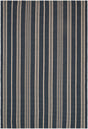 Surya Hampton Playa Stripe Navy 2' x 7'6" Handmade Rug