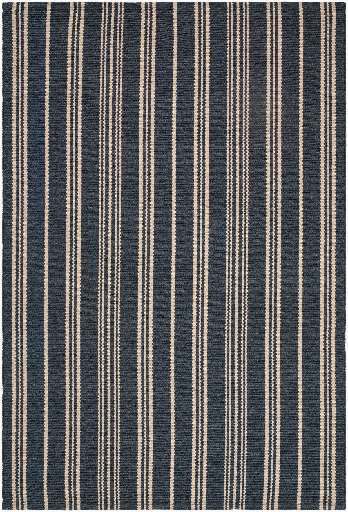 Surya Hampton Playa Stripe Navy 3'6" x 5'6" Handmade Rug