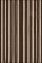 Surya Hampton Playa Stripe Chocolate 7'6" x 9'6" Handmade Rug