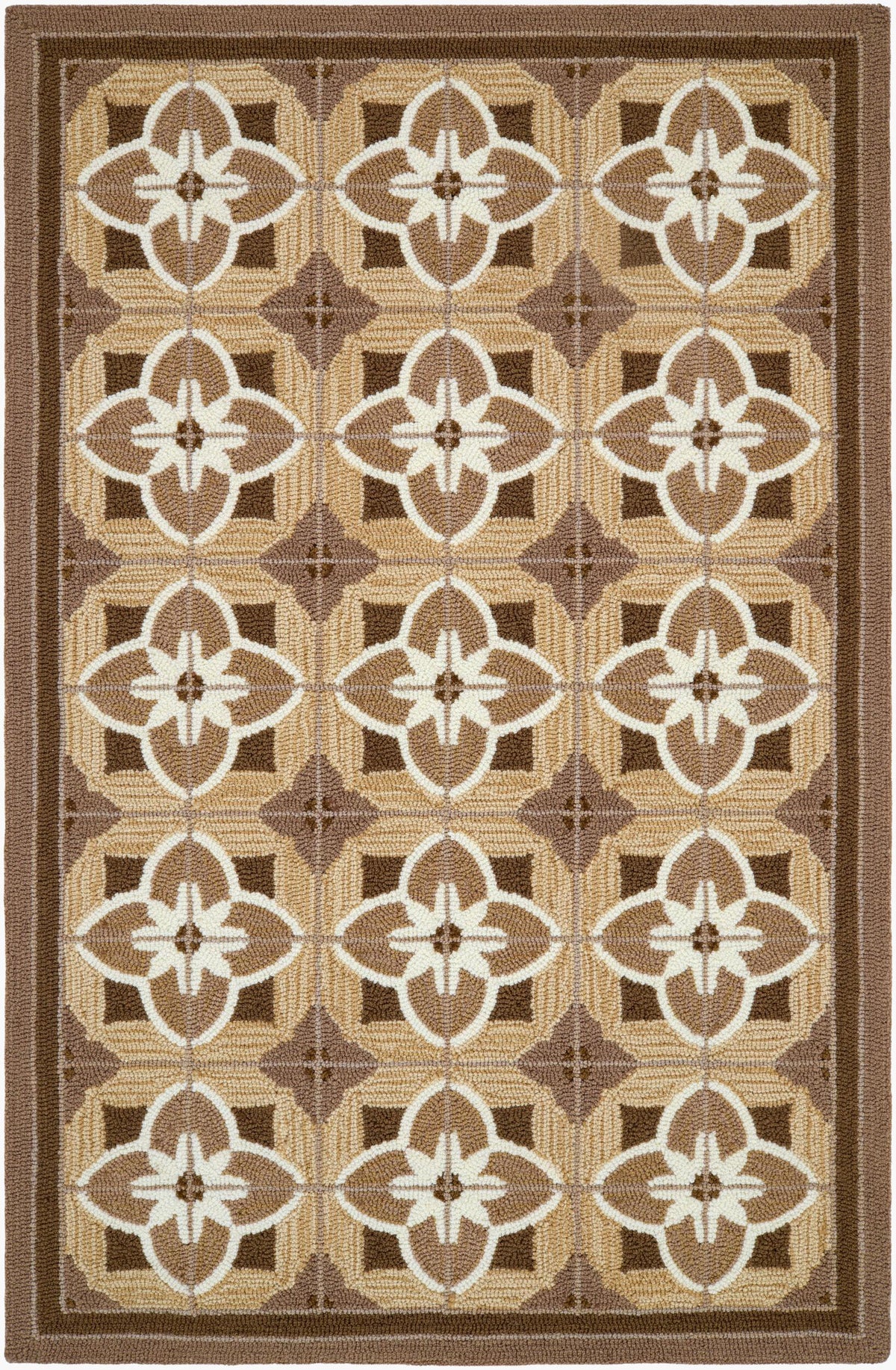 Surya Laguna Sorrento Tile Sand 2' x 3' Handmade Rug
