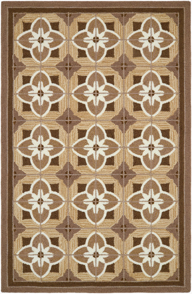 Surya Laguna Sorrento Tile Sand 2'6" x 4' Handmade Rug