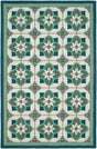 Surya Laguna Sorrento Tile Celedon 1'8" x 2'6" Handmade Rug
