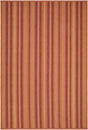Surya Cabana Stripe Terracotta 3'6" x 5'6" Handmade Rug