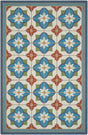 Surya Laguna Sorrento Tile Multi 1'8" x 2'6" Handmade Rug