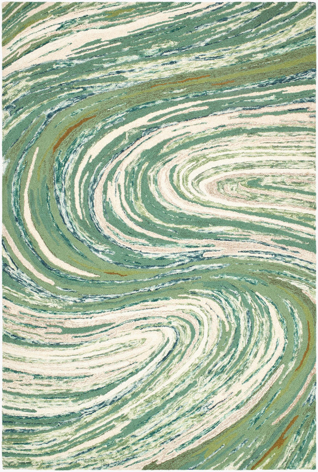 Surya Milano Swirls Lake 7'6" x 9'6" Handmade Rug