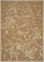 Livabliss Gabana Turtles Sand 6'7" x 9'4" Machine Woven Rug