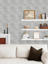 York Black Mayim Peel & Stick Wallpaper