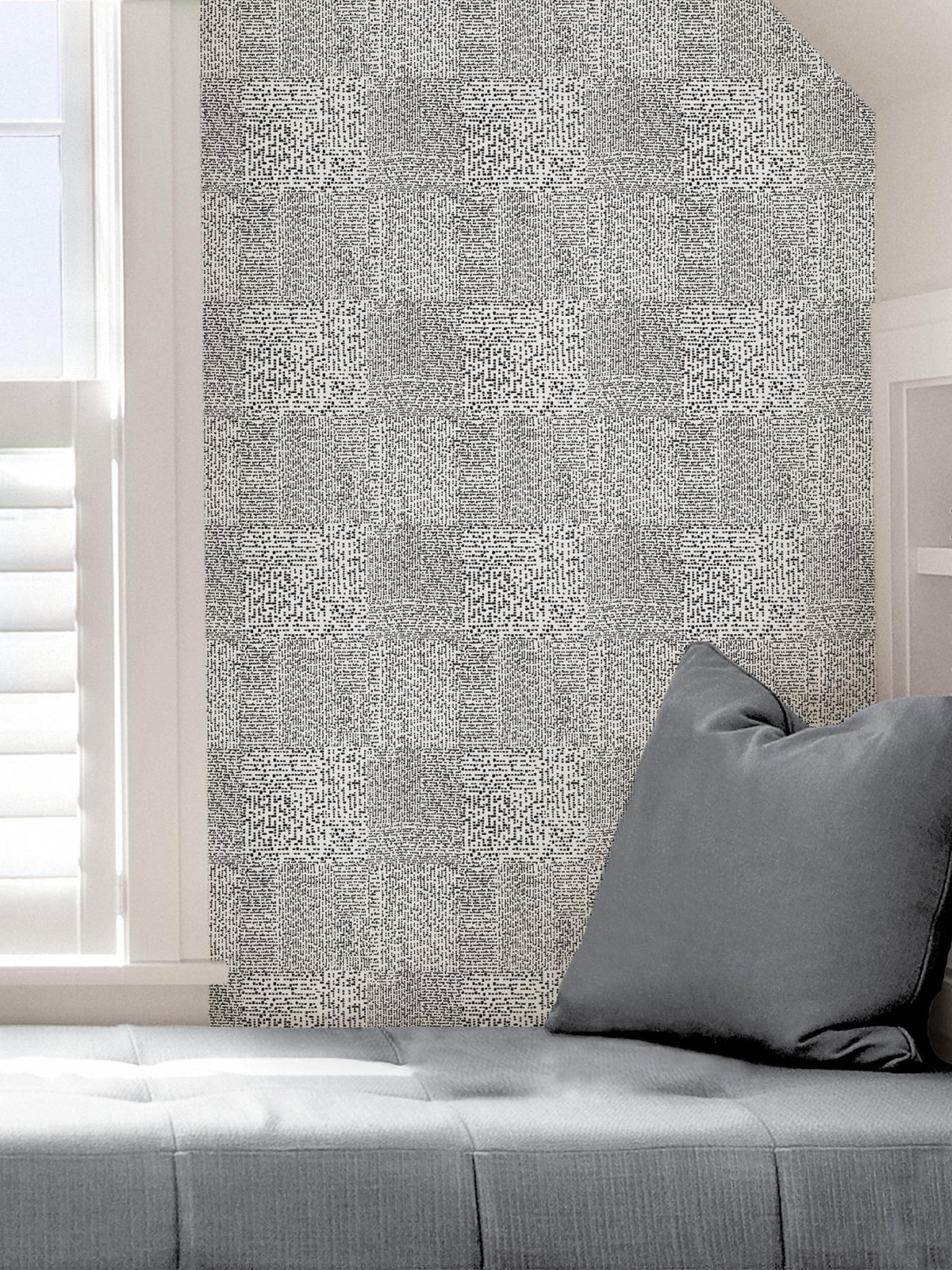 York Black Mayim Peel & Stick Wallpaper