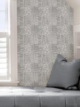 York Black Mayim Peel & Stick Wallpaper