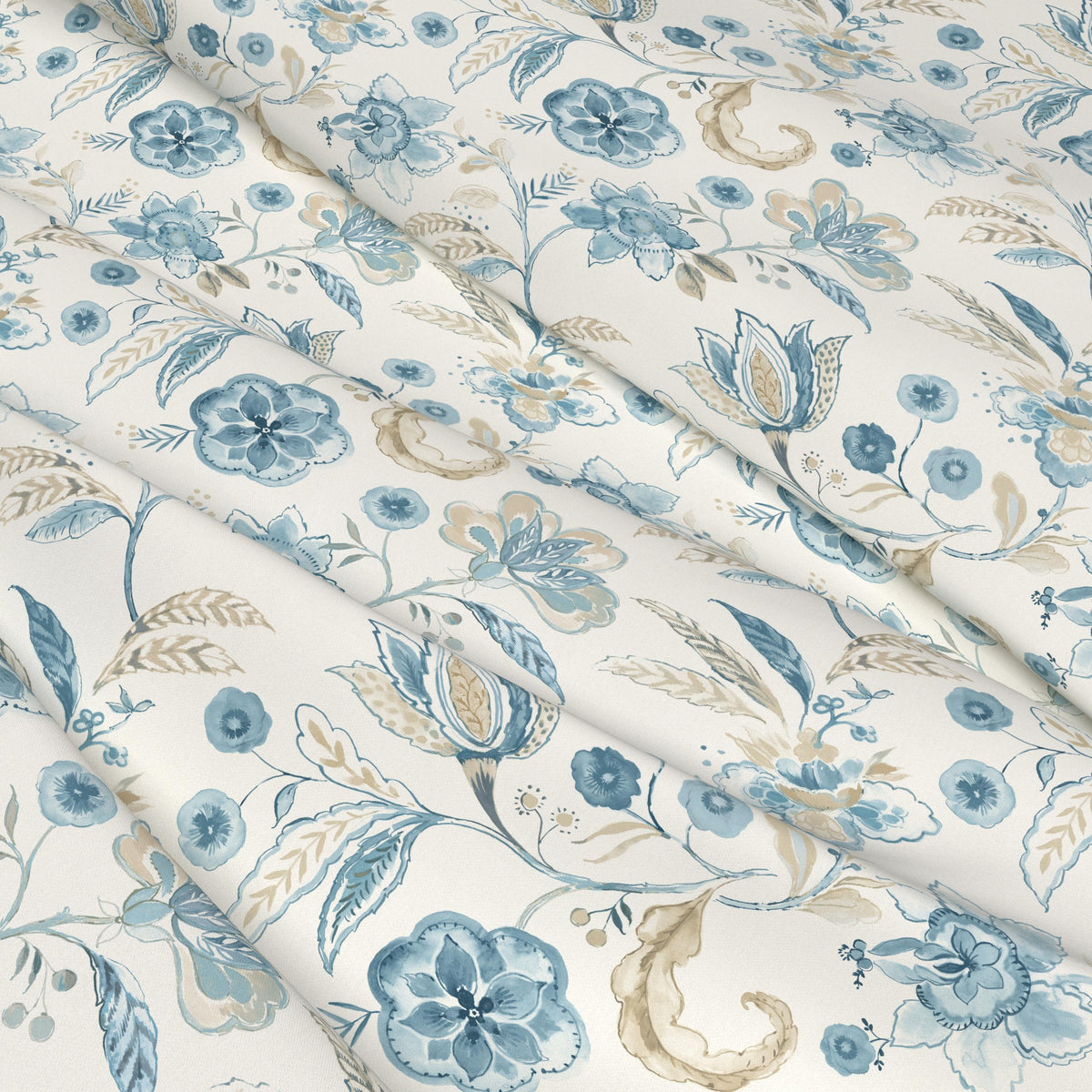 Pure Edit ANUSHKA CHINA BLUE Fabric