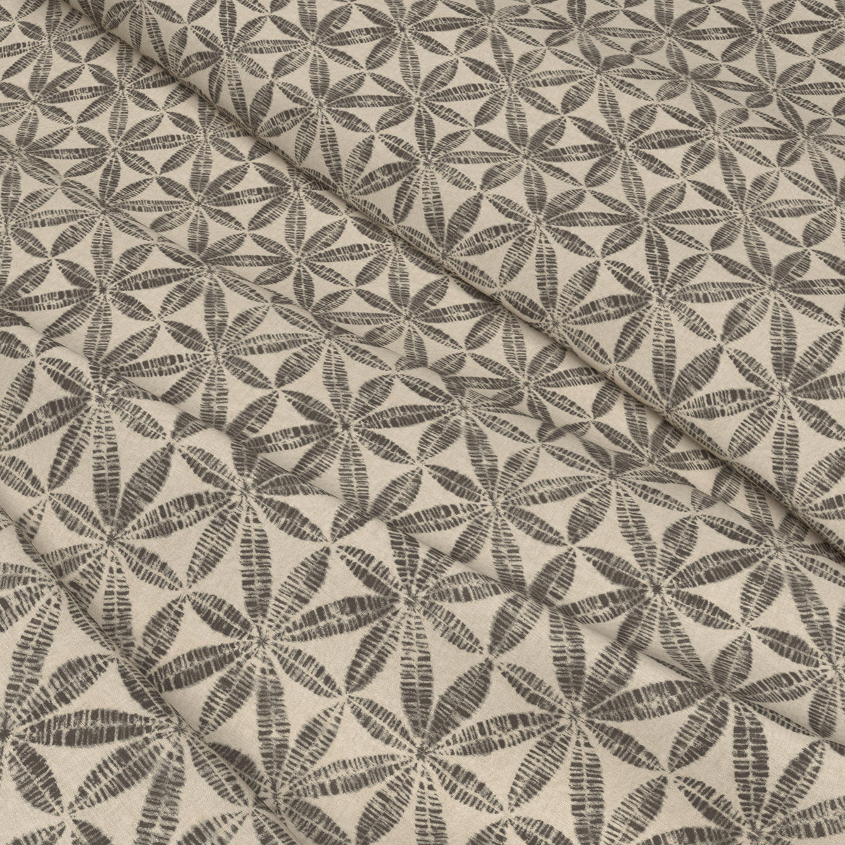 Pure Edit BANDHANI CHARCOAL Fabric