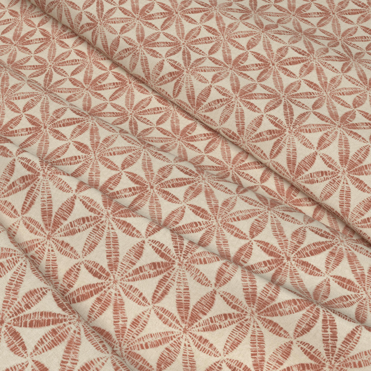 Pure Edit BANDHANI RUST Fabric