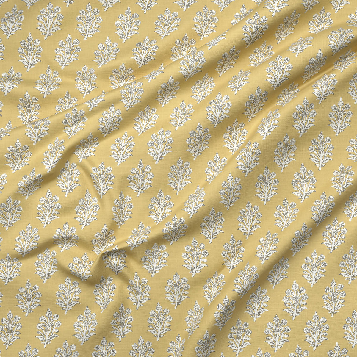 Pure Edit DABU OCHRE Fabric