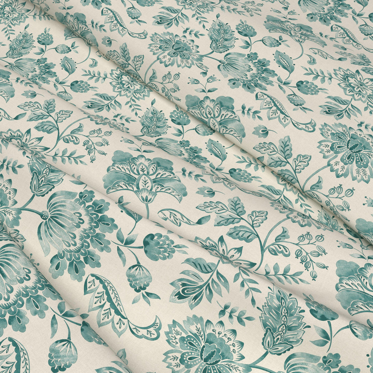 Pure Edit KAMILA TEAL Fabric