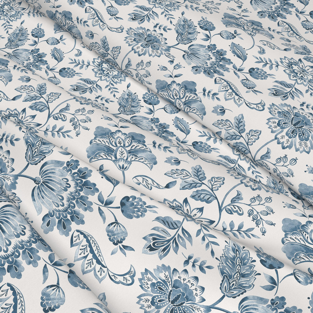 Pure Edit KAMILA INDIGO Fabric