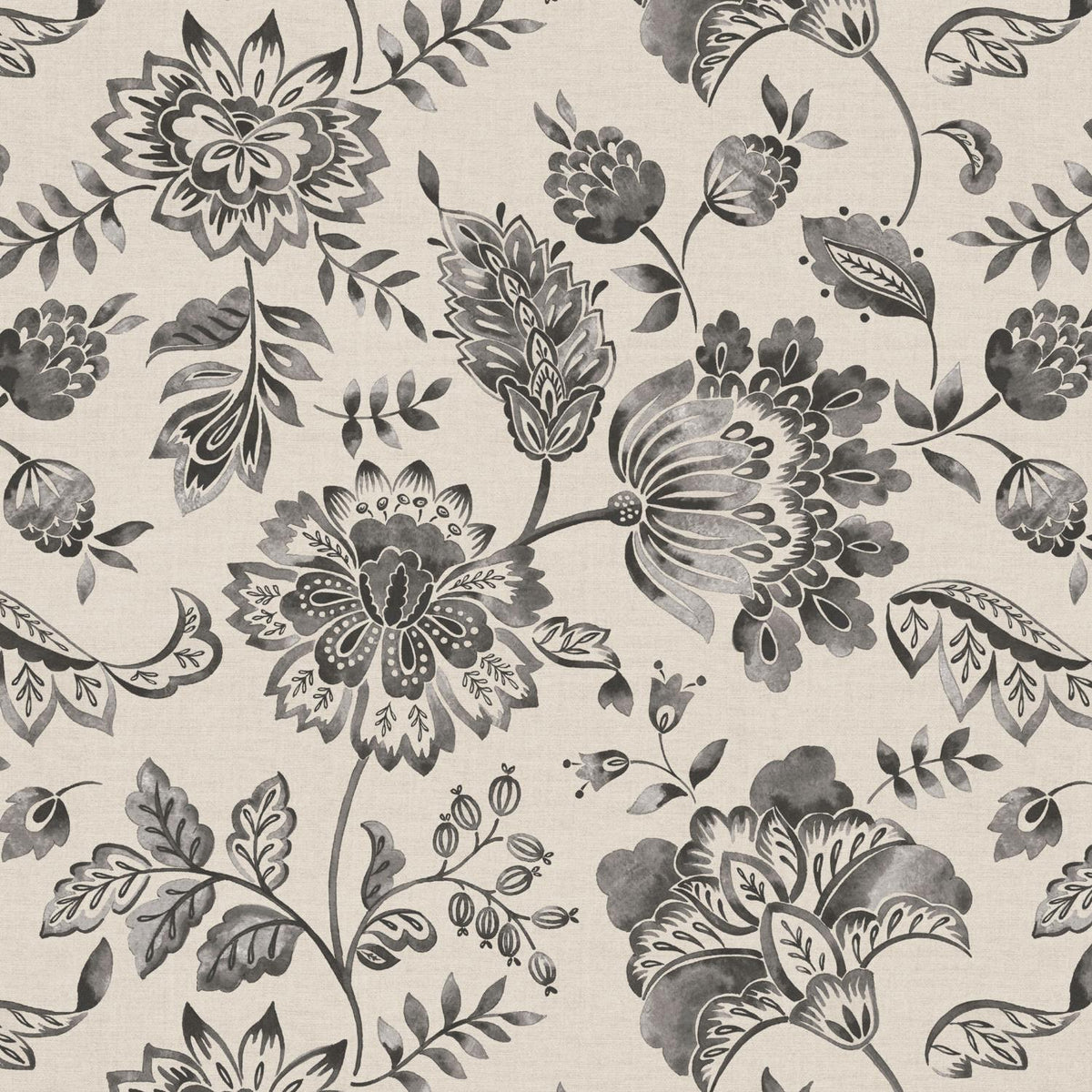 Pure Edit KAMILA CHARCOAL Fabric