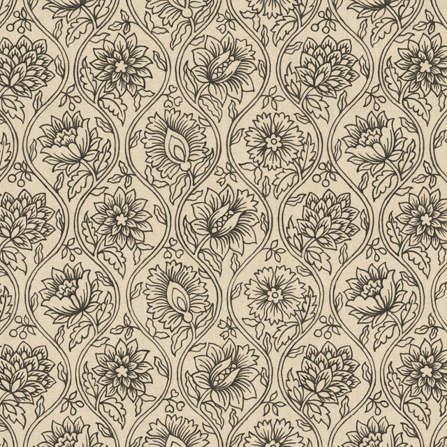 Pure Edit LOTUS CHARCOAL Fabric