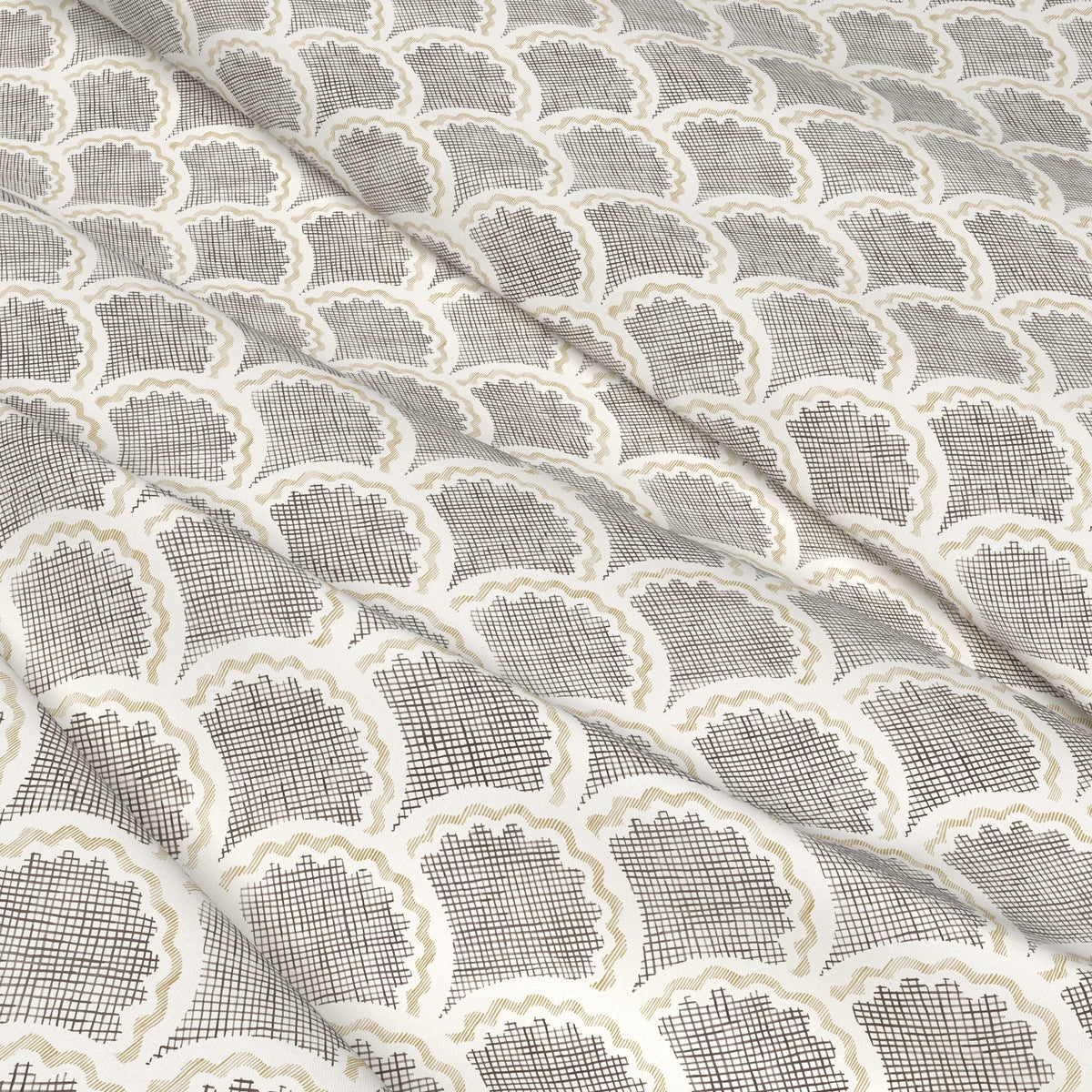 Pure Edit MOUSSINE CHARCOAL Fabric
