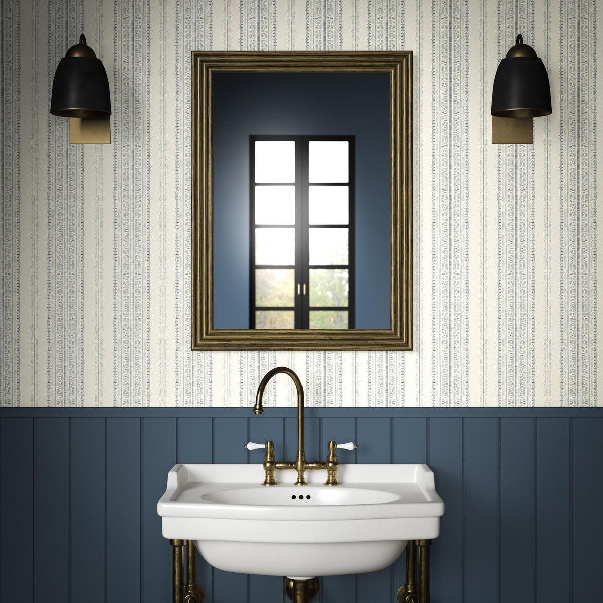 Pure Edit BODO STRIPE WP INK Wallpaper
