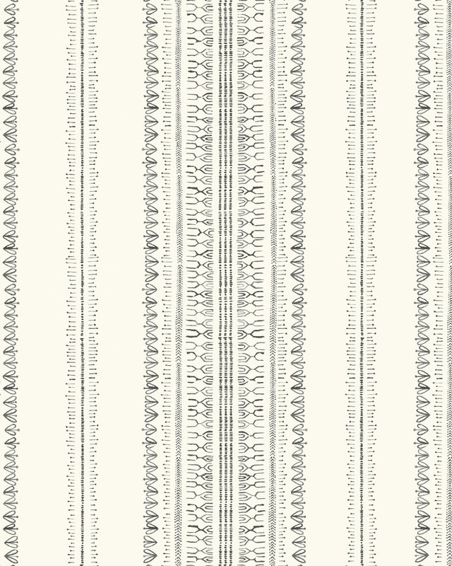 Pure Edit BODO STRIPE WP CHARCOAL Wallpaper