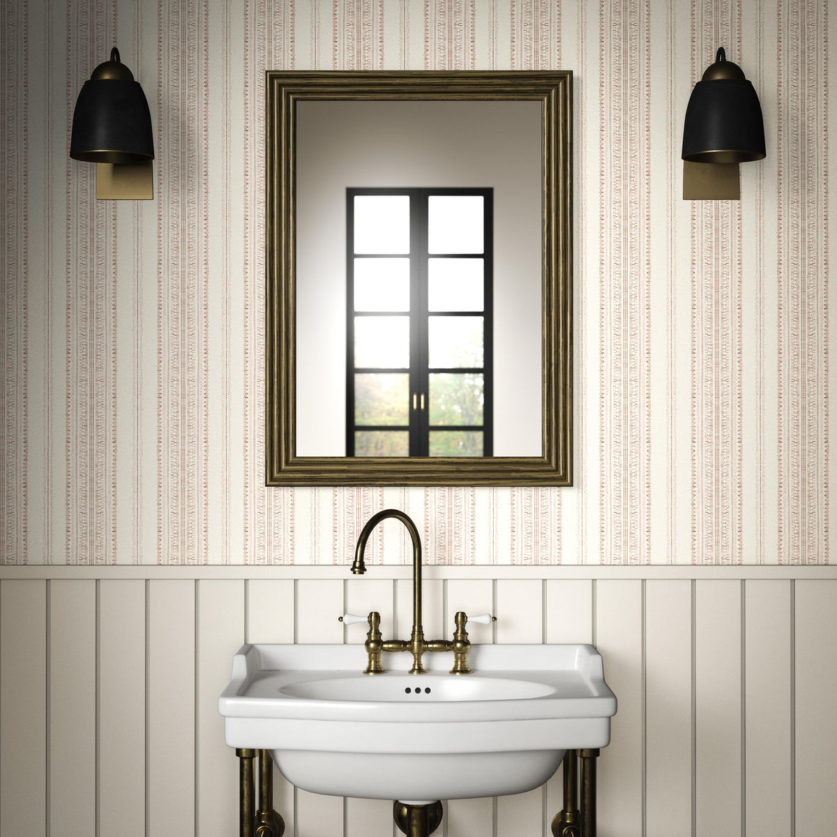 Pure Edit BODO STRIPE WP GINGER Wallpaper