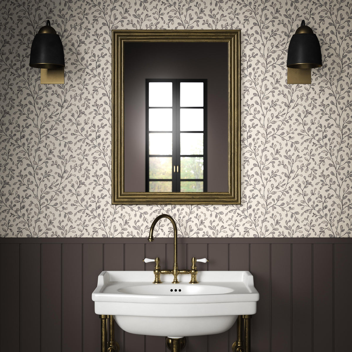 Pure Edit TAREE WP CHARCOAL Wallpaper