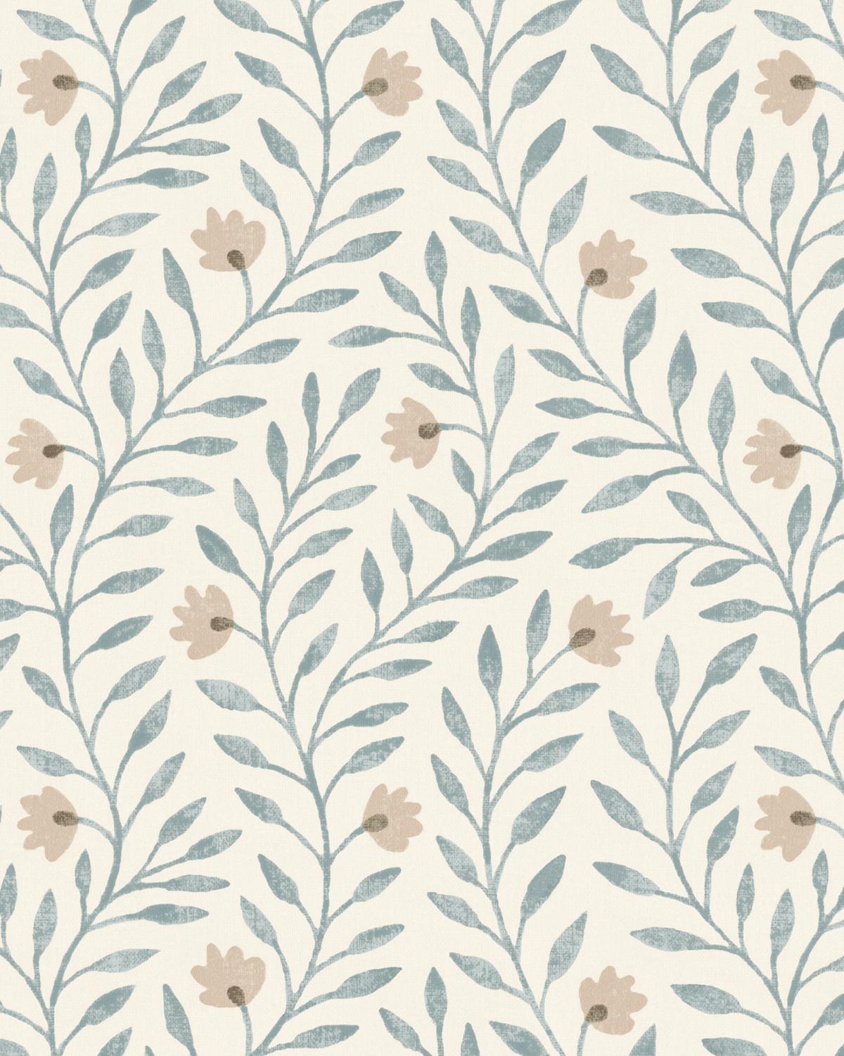 Pure Edit YASMINA WP SOFT BLUE Wallpaper