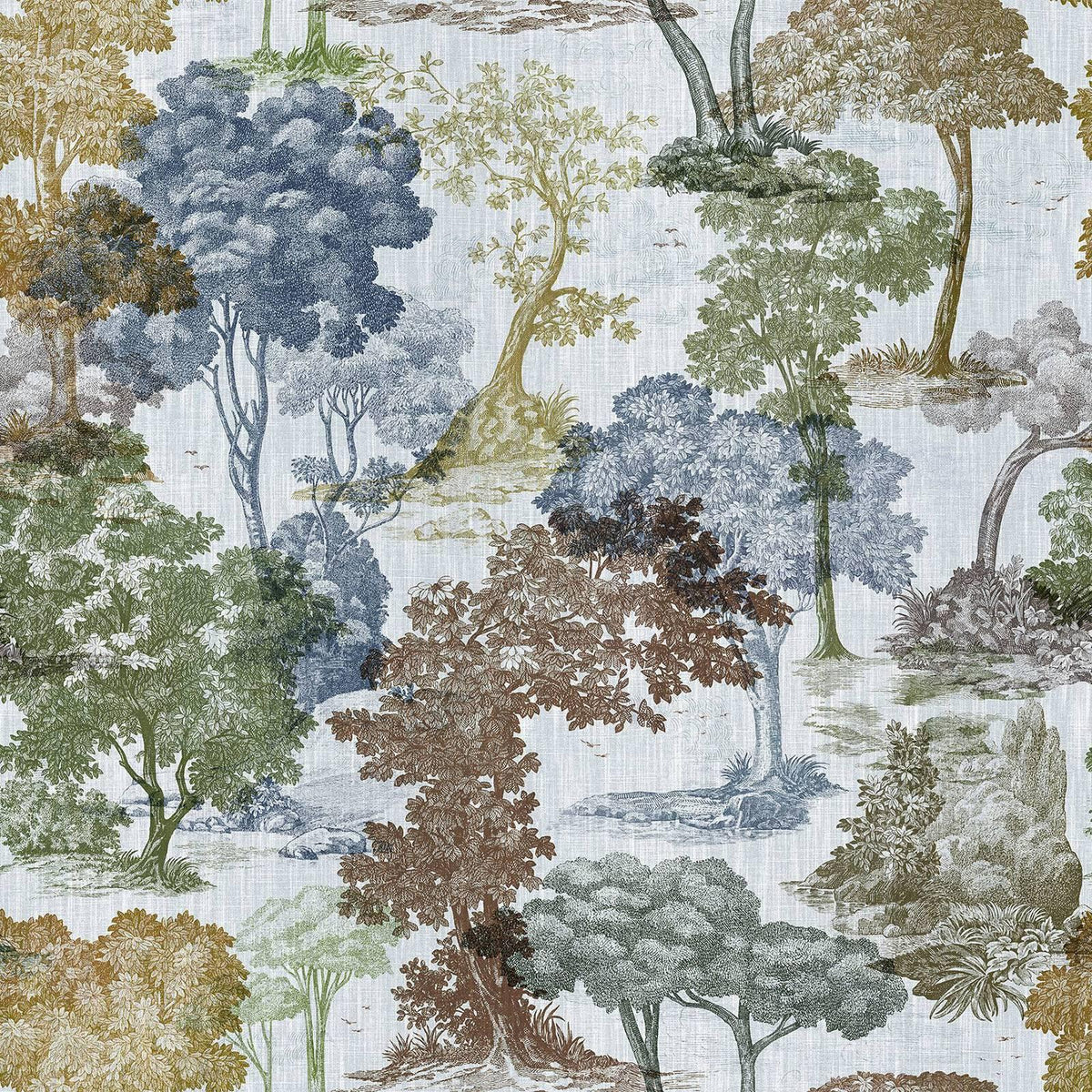 House of Hackney DENDROPHILIA Wallpaper - Delphinium (9'10" - full height)