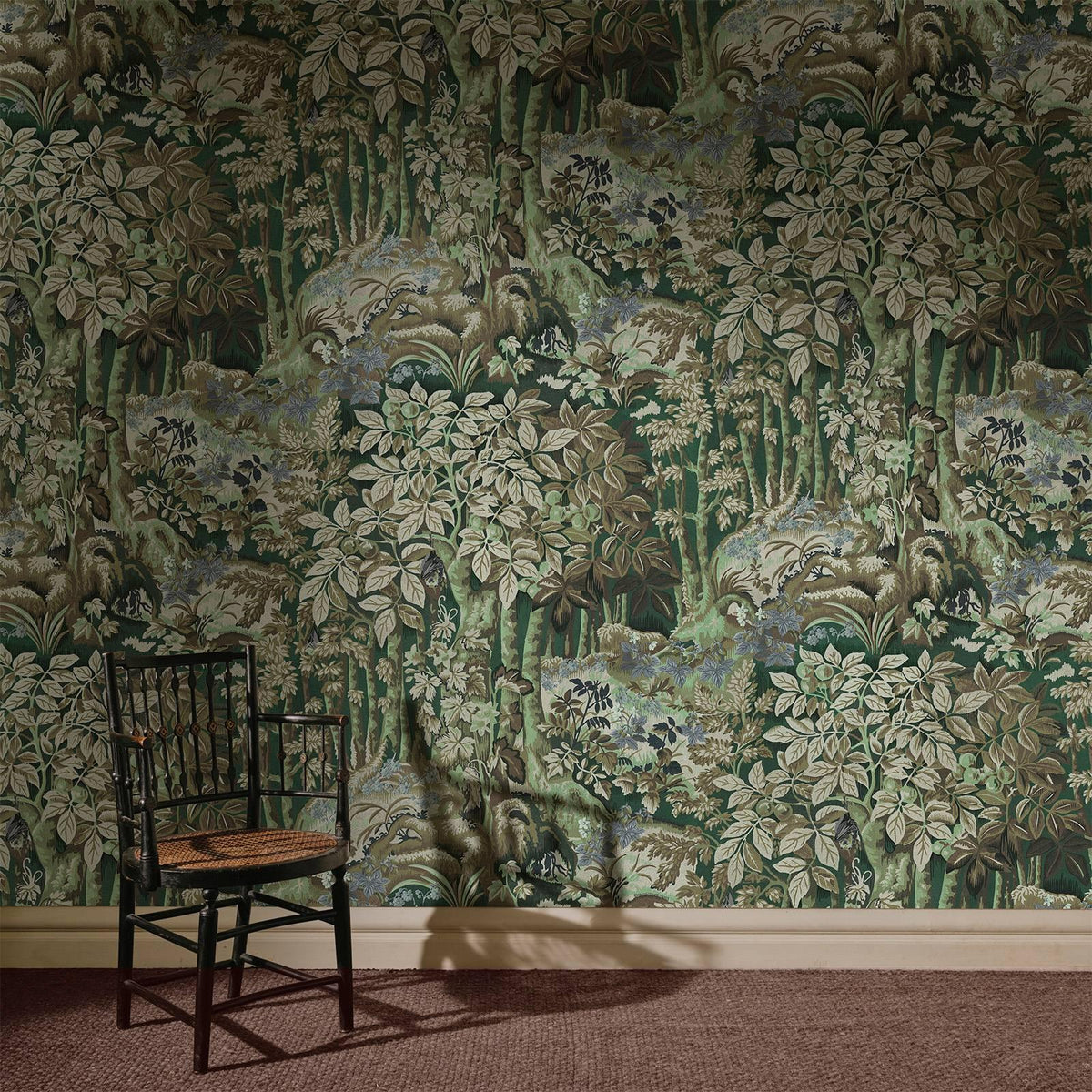 House of Hackney NYXWOOD Wallpaper - Sorrel (9'10" - full height)