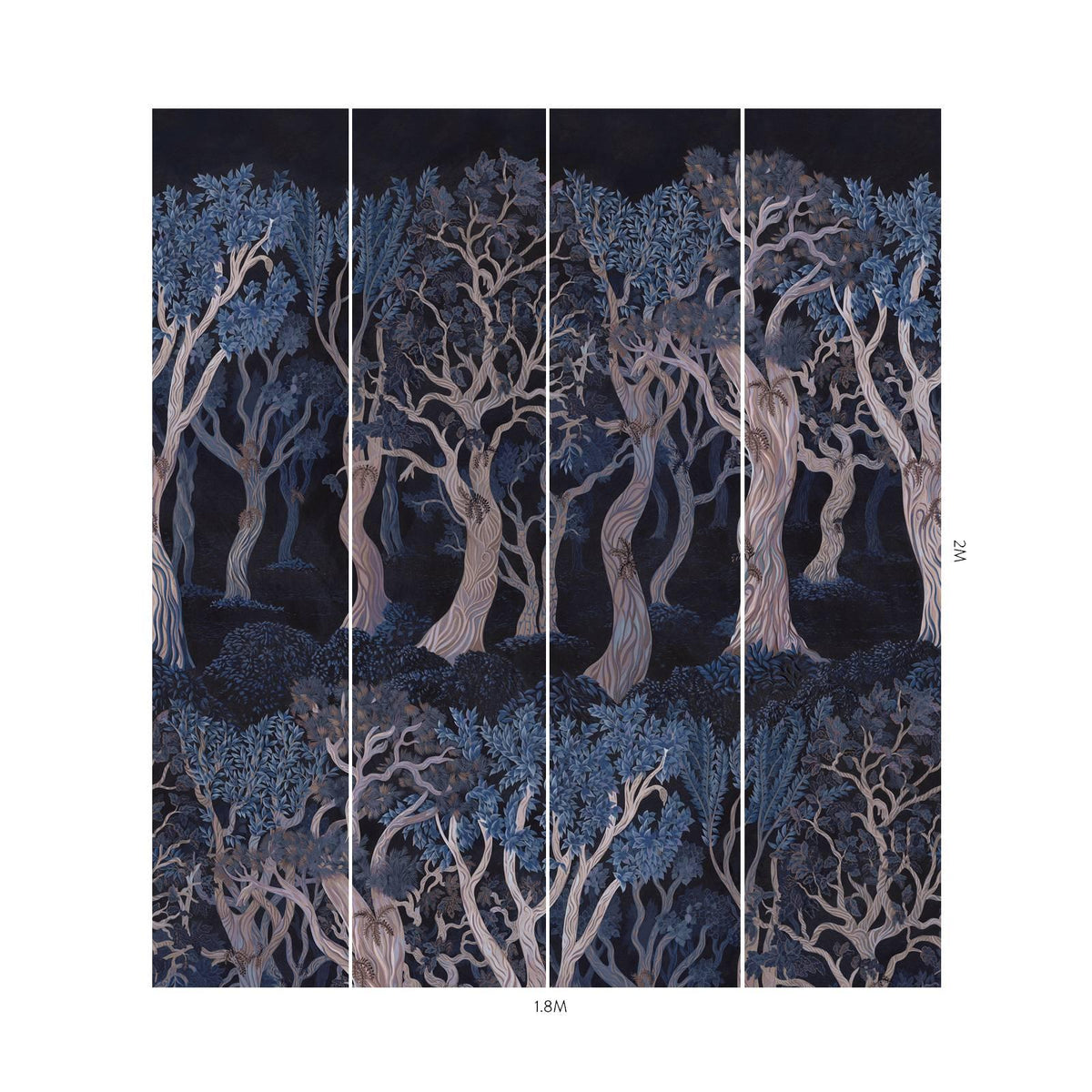 House of Hackney OVERSTORY Wallpaper - Midnight