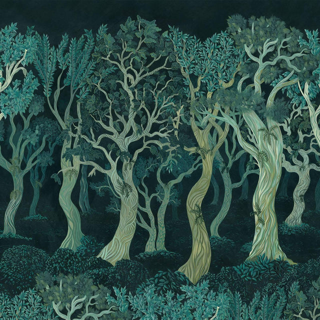 House of Hackney OVERSTORY Magna Wallpaper - Noir (9'10" - full height)