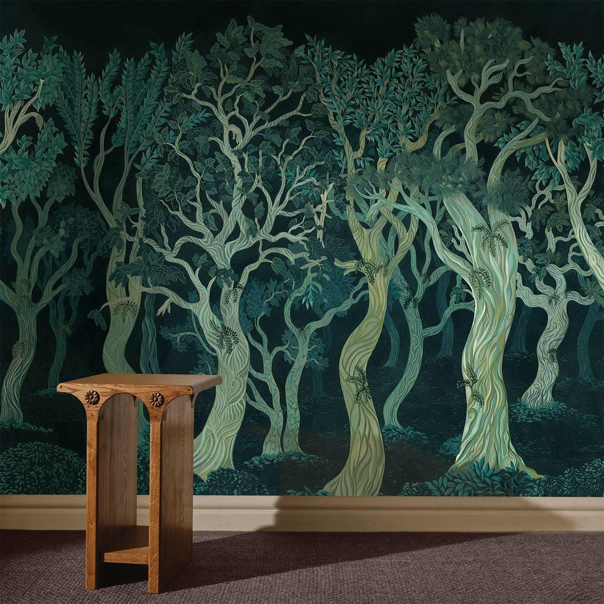 House of Hackney OVERSTORY Magna Wallpaper - Noir (9'10" - full height)