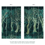 House of Hackney OVERSTORY Magna Wallpaper - Noir (9'10" - full height)