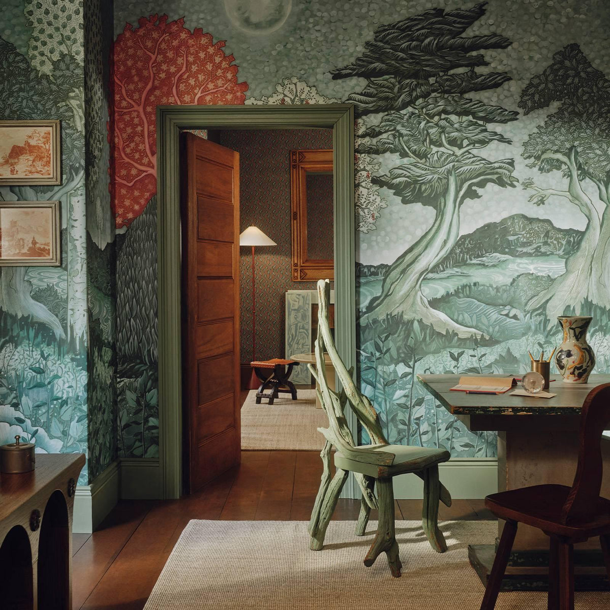 House of Hackney SYLVAN Wallpaper - Moonstone (9'10" - full height)