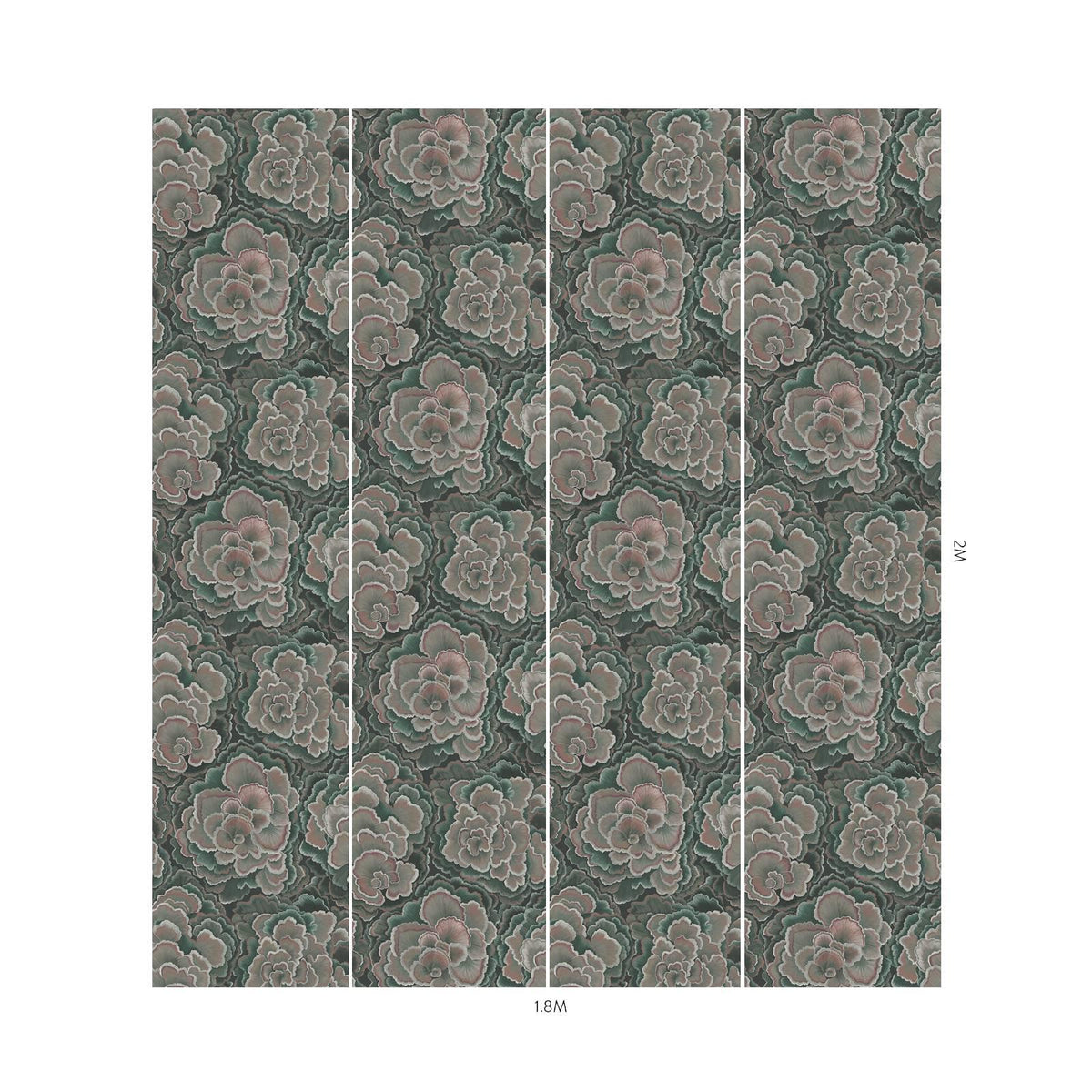 House of Hackney TRAMETES Wallpaper - Hosta (9'10" - full height)