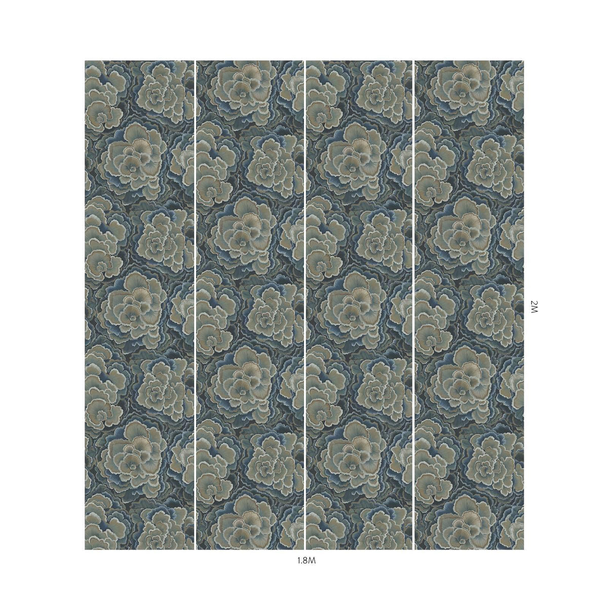 House of Hackney TRAMETES Wallpaper - Carex (9'10" - full height)