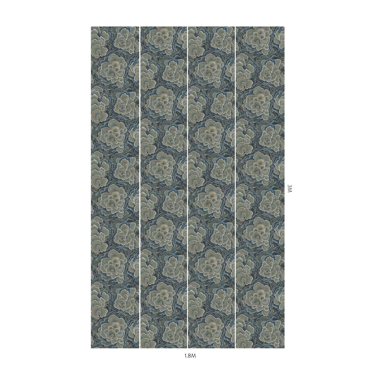 House of Hackney TRAMETES Wallpaper - Carex (9'10" - full height)