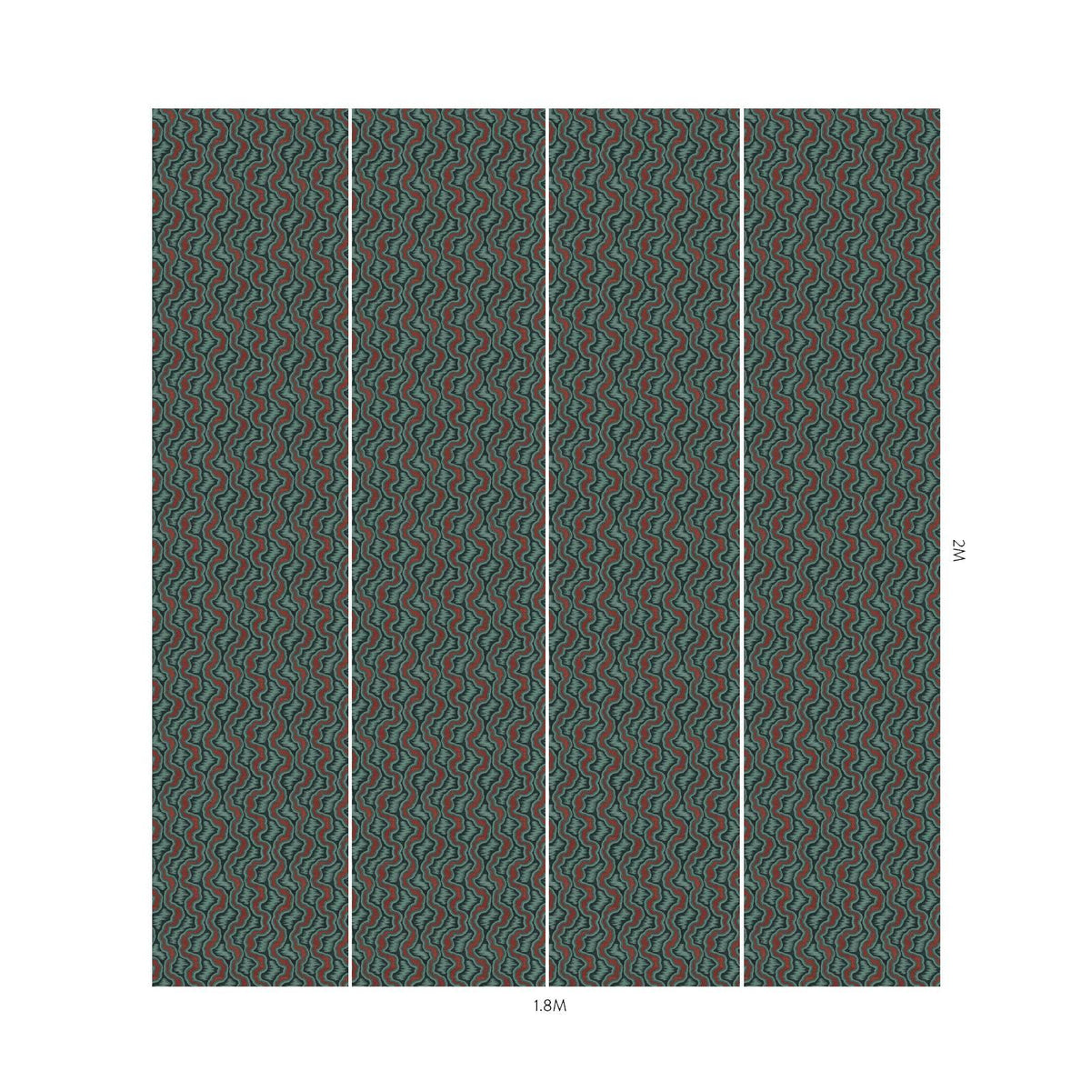House of Hackney XYLEM Wallpaper - Salvia (9'10" - full height)