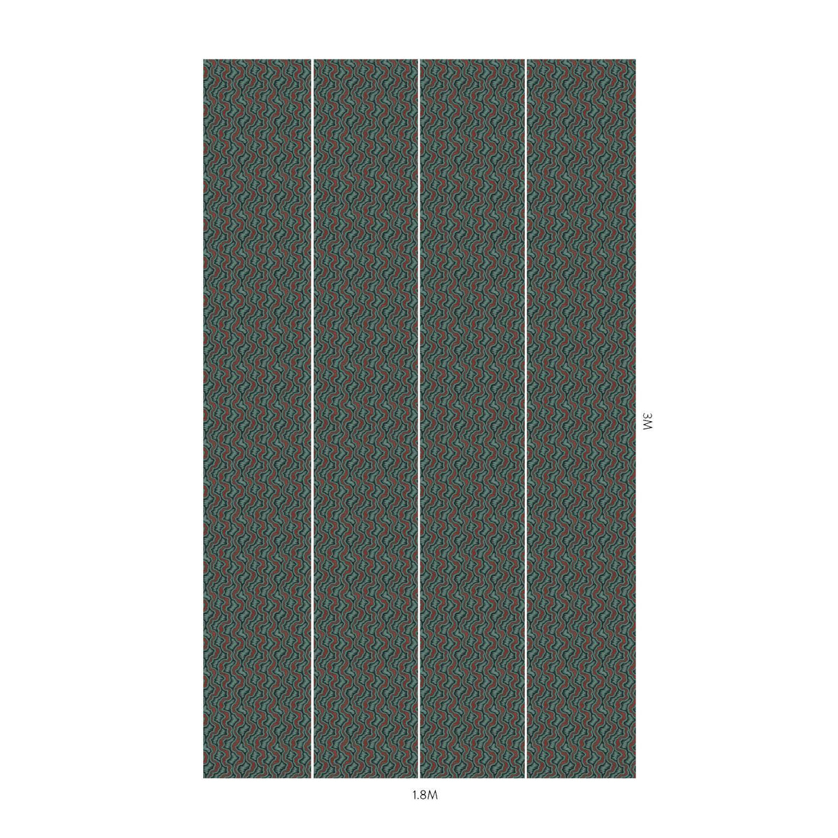 House of Hackney XYLEM Wallpaper - Salvia (9'10" - full height)