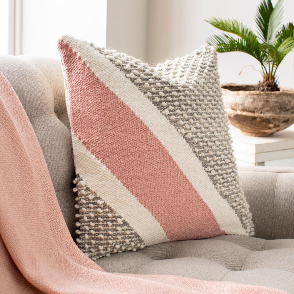Surya Amaretta AEO-001 20"L x 20"W Pillow Cover