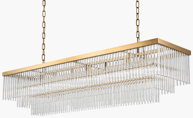 Surya Vellum VLUM-001 55"L x 16"W x 13"H Ceiling Lighting