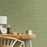 Galerie G45422 Just Kitchens Grasscloth Green Wallpaper G45422 Green Wallpaper
