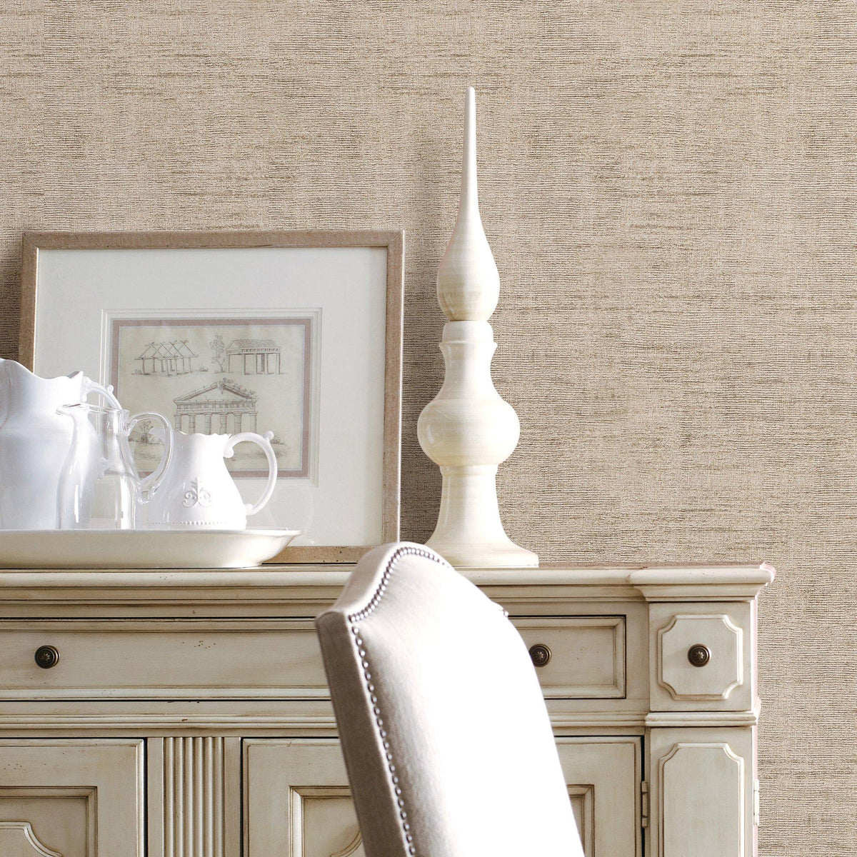 Galerie WT71703 Wall Textures Brushed Texture Beige Wallpaper WT71703 Beige Wallpaper