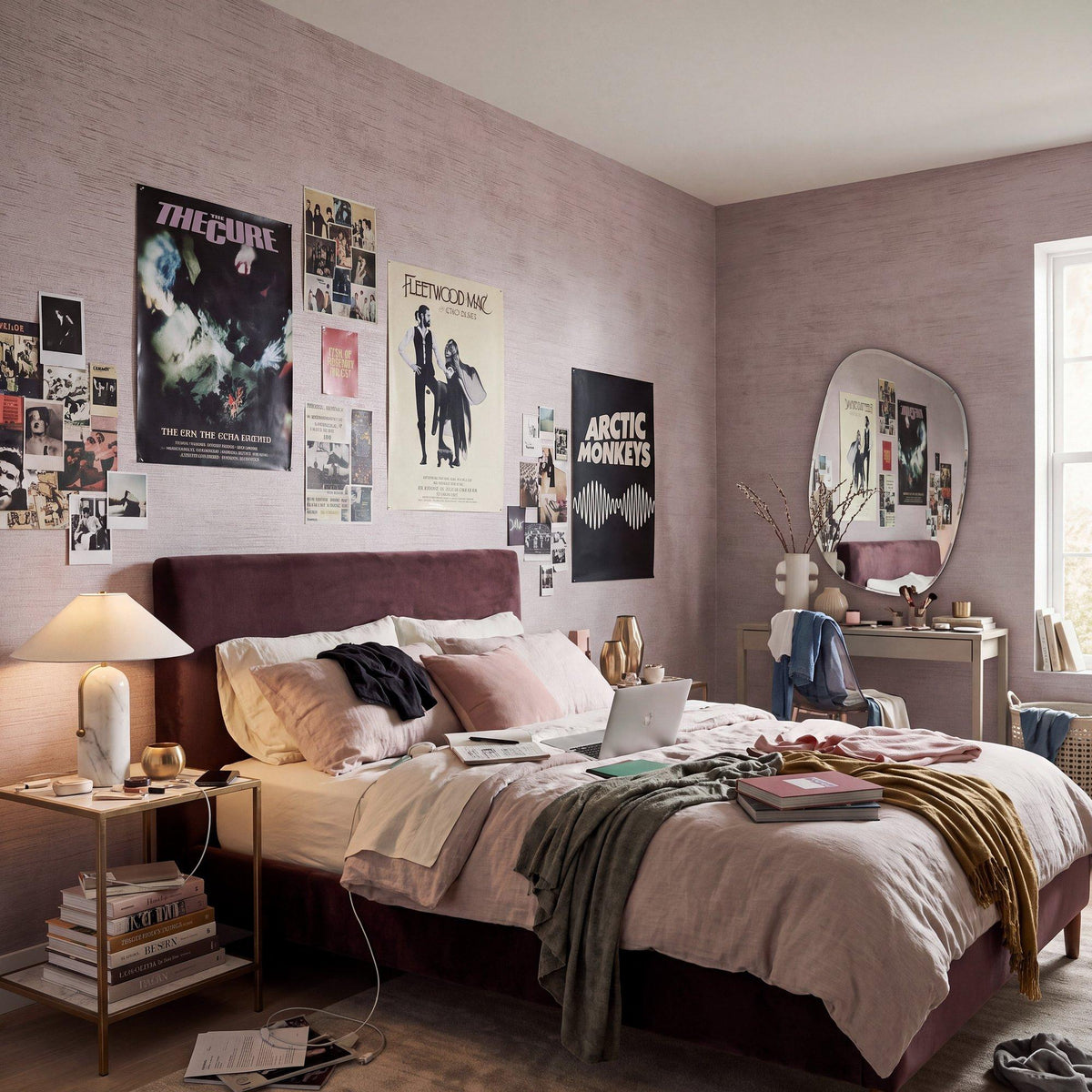 Galerie WT71710 Wall Textures Brushed Texture Silver Grey Wallpaper WT71710 Silver Grey Wallpaper