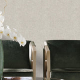 Galerie WT71712 Wall Textures Linen Crosshatch Silver Grey Wallpaper WT71712 Silver Grey Wallpaper